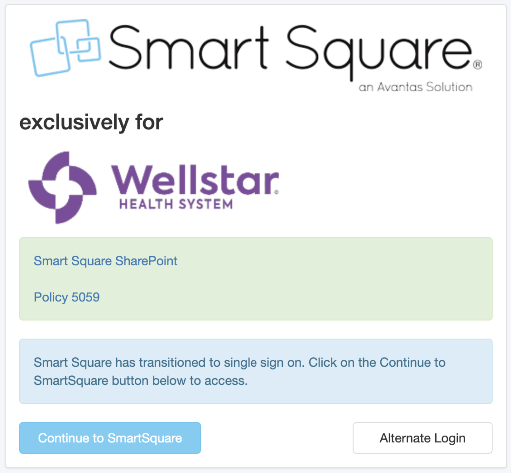 smart square wellstar login