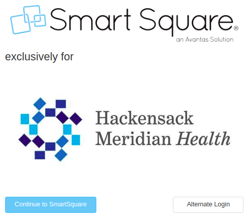 Smart Square hmh login page